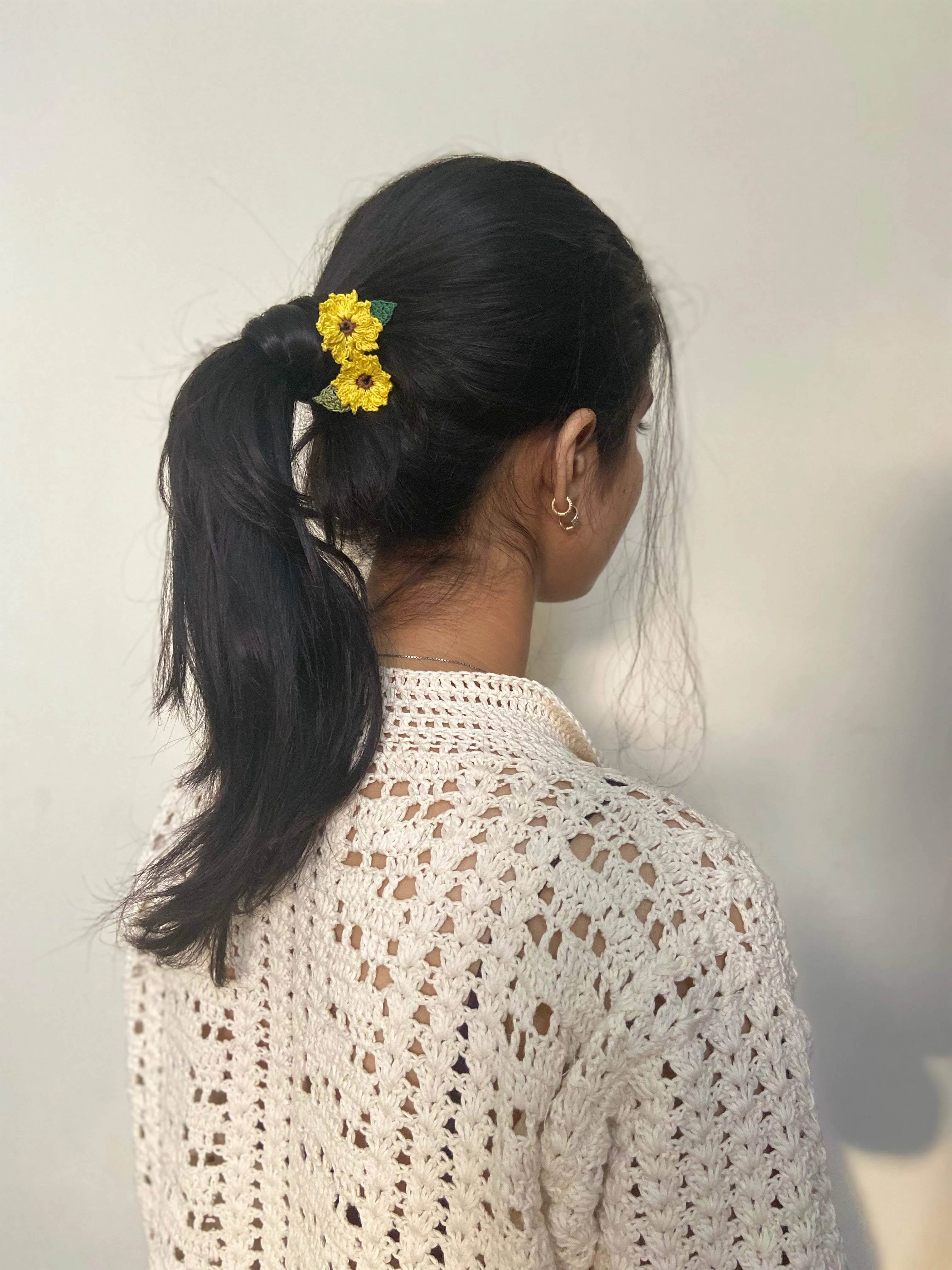 Sunflowers Crochet Hairpins (Set of 6)