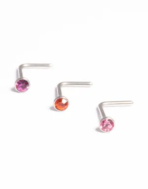 Titanium Colour L Bar Nose Pack