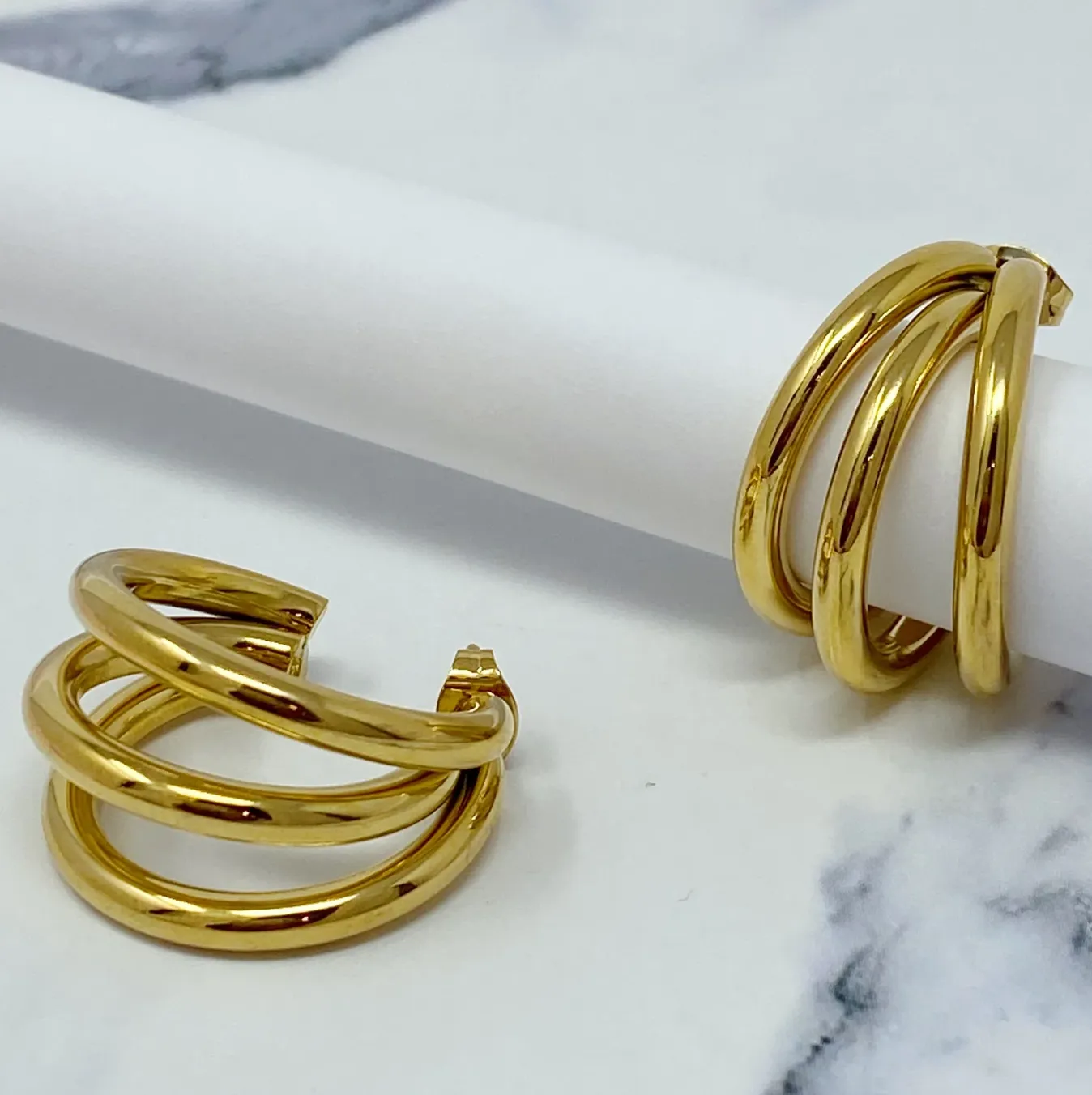 Triple Threat Earrings