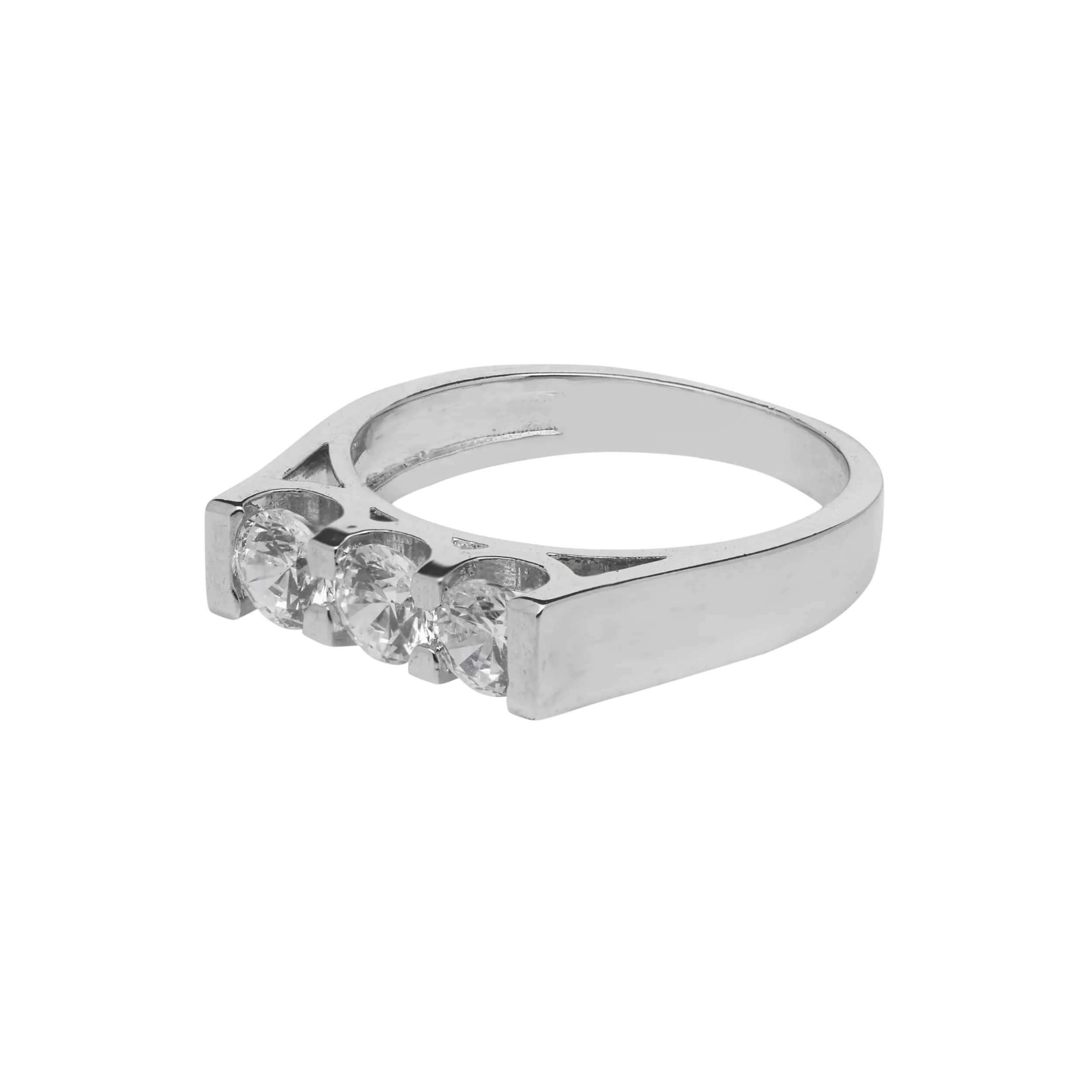Triple Zircon Silver Ring | SKU : 0003448540