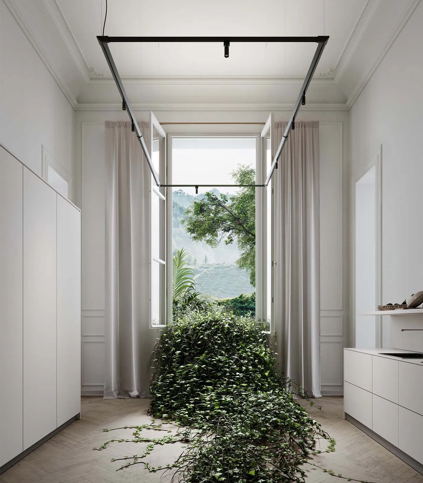 Turn It Rectangle Pendant Light
