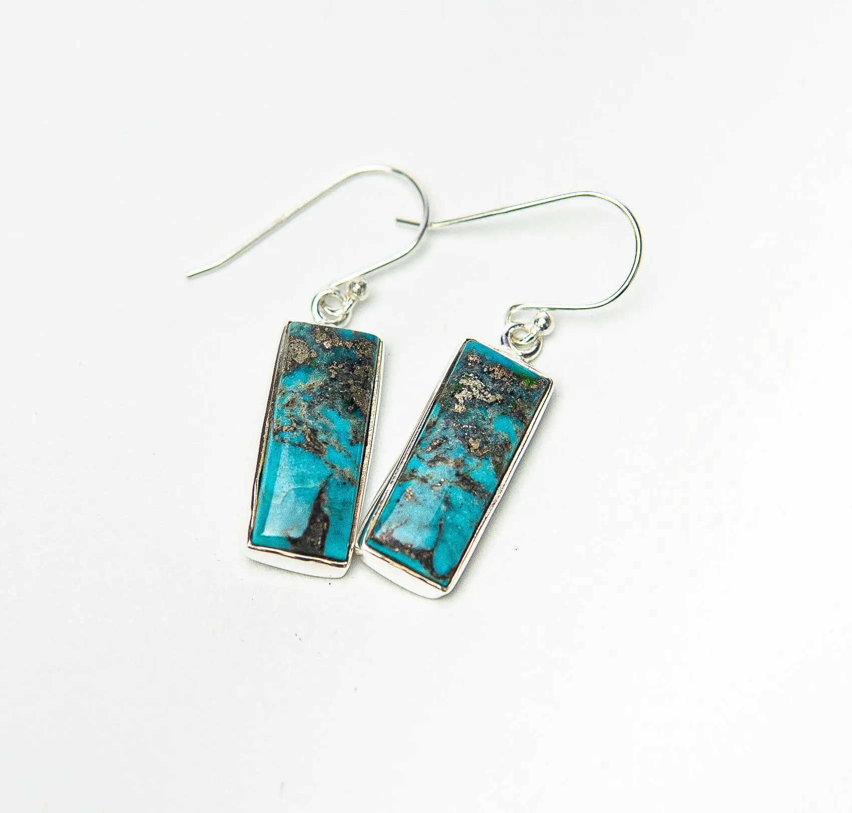 Turquoise Rectangular Earrings