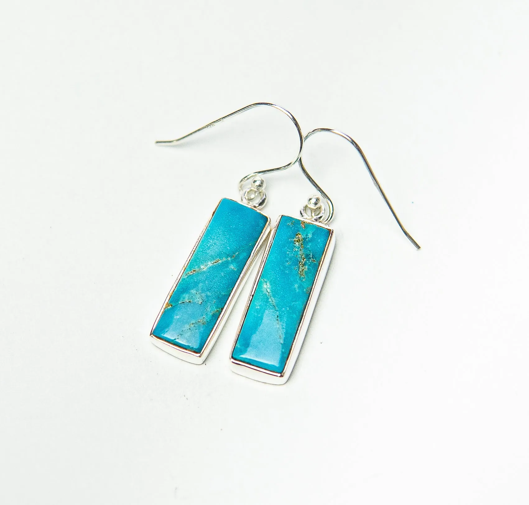 Turquoise Rectangular Earrings
