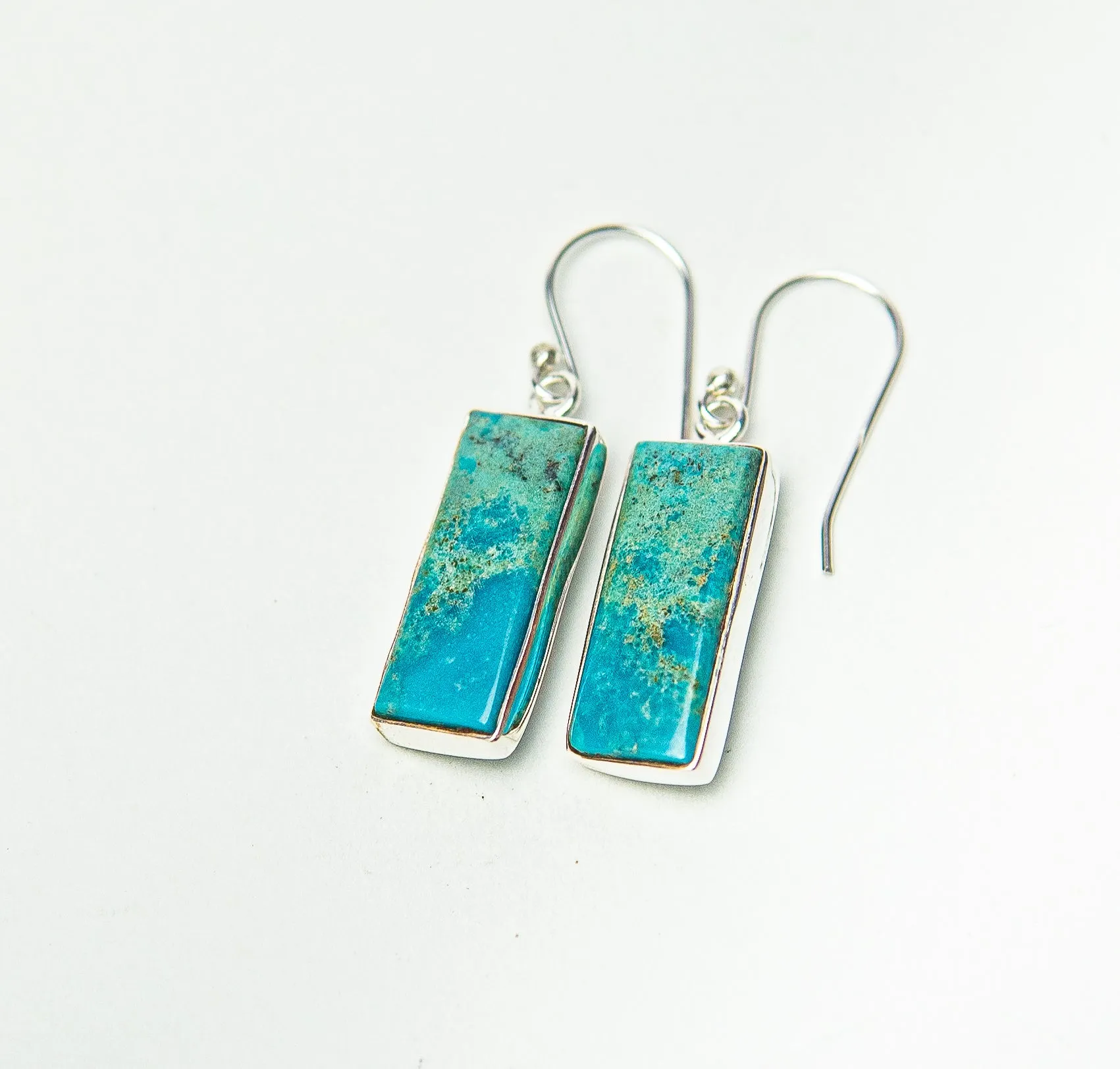 Turquoise Rectangular Earrings