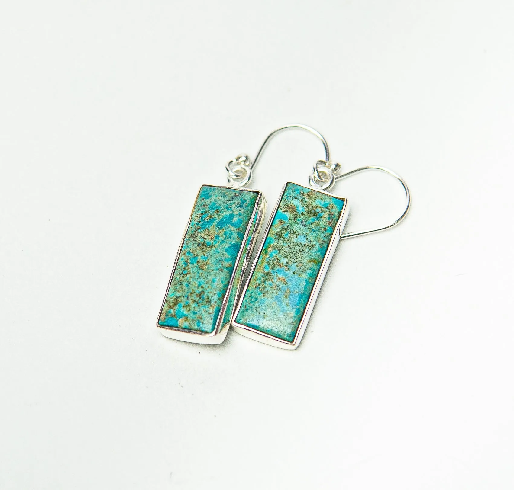 Turquoise Rectangular Earrings