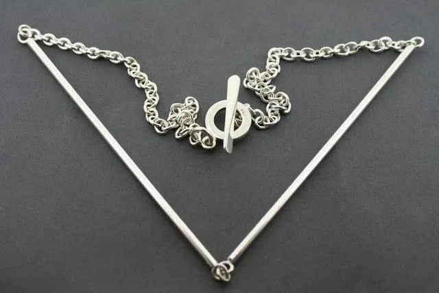 V necklace