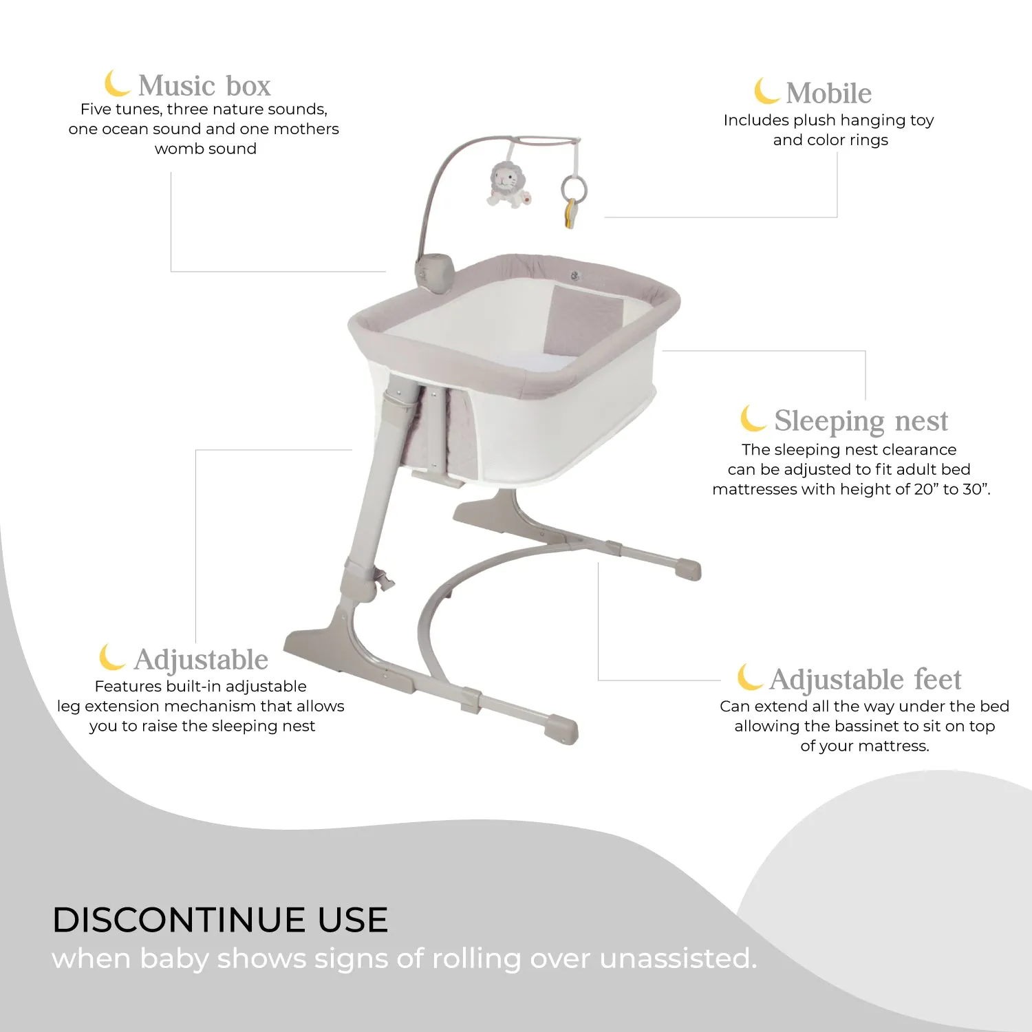 Versatile™ CO-SLEEPER® Bassinet