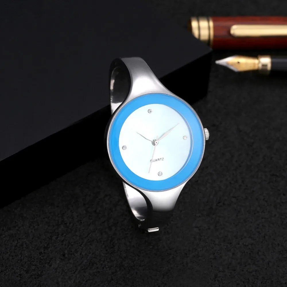 women's stainless strapwatch clasp bracelets quartz stylish wrist watch ✈️ free.shipping