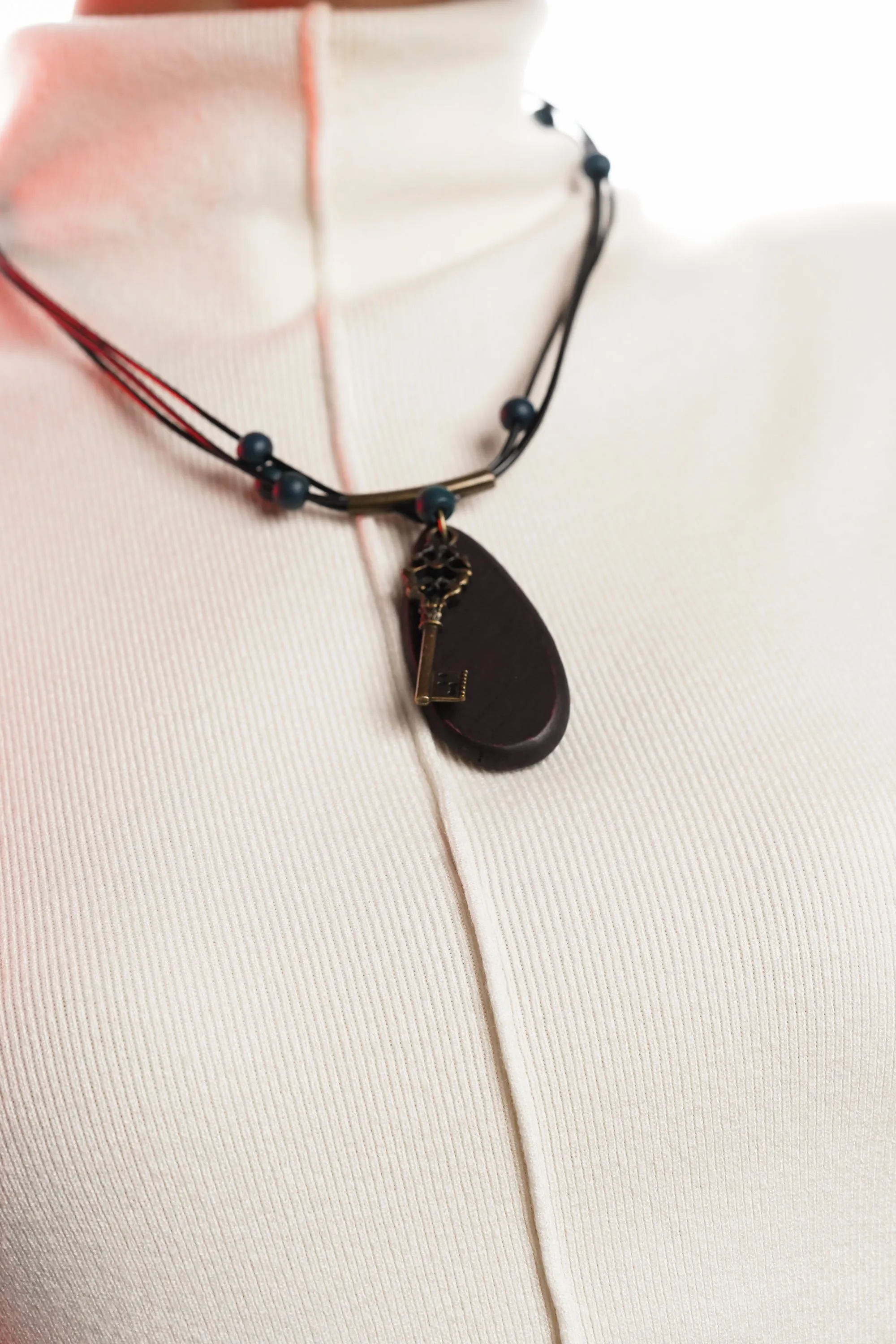 Woodland Key Boho Necklace