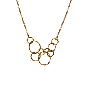 Yellow Gold Bubbles Necklace